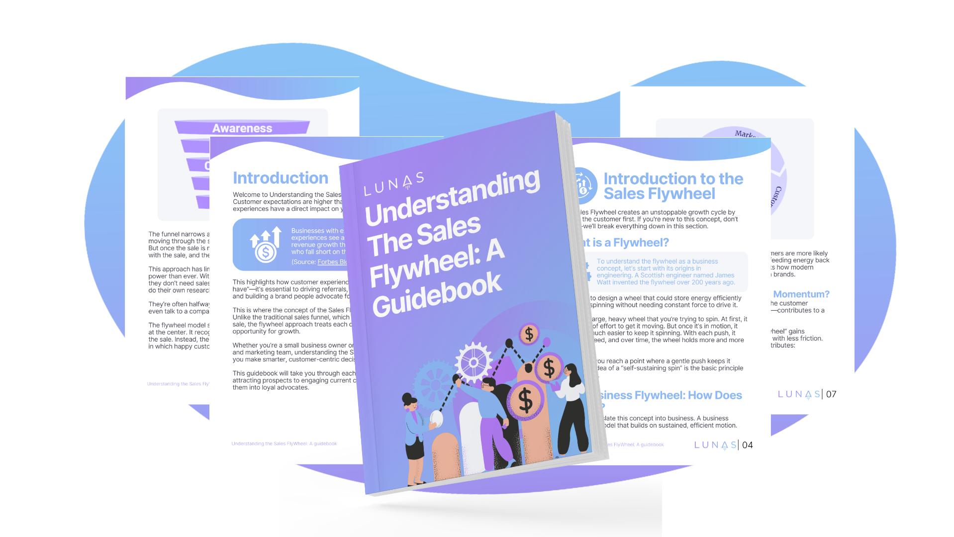 Landing Page Sneak Peek - sales flywheel guide