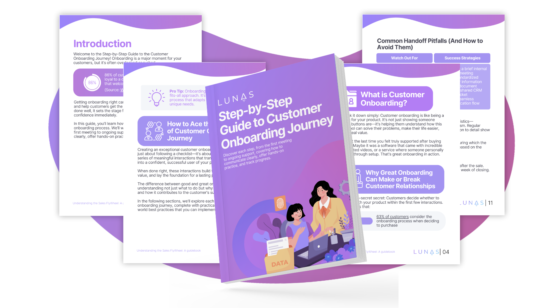 Landing Page Sneak Peek Customer Onboarding Journey