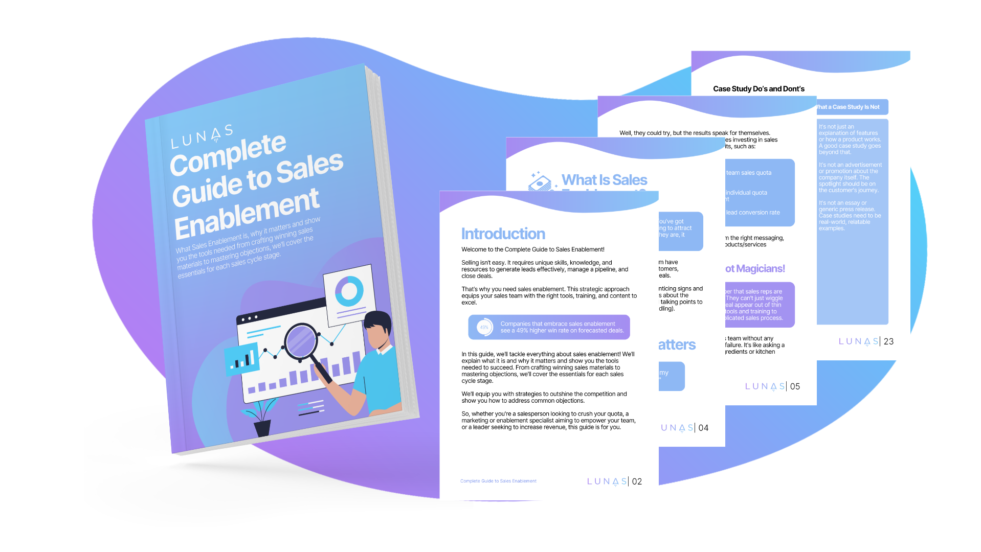 Landing Page Sneak Peek-sales enablement